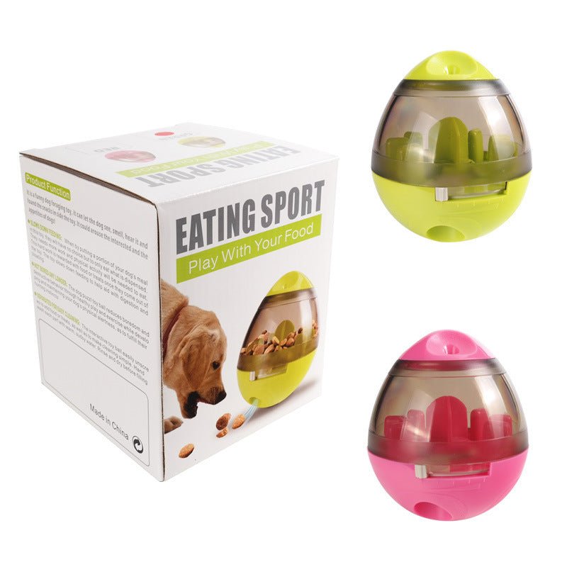 Pet Food Feeder Dispenser Funny Toy - key words