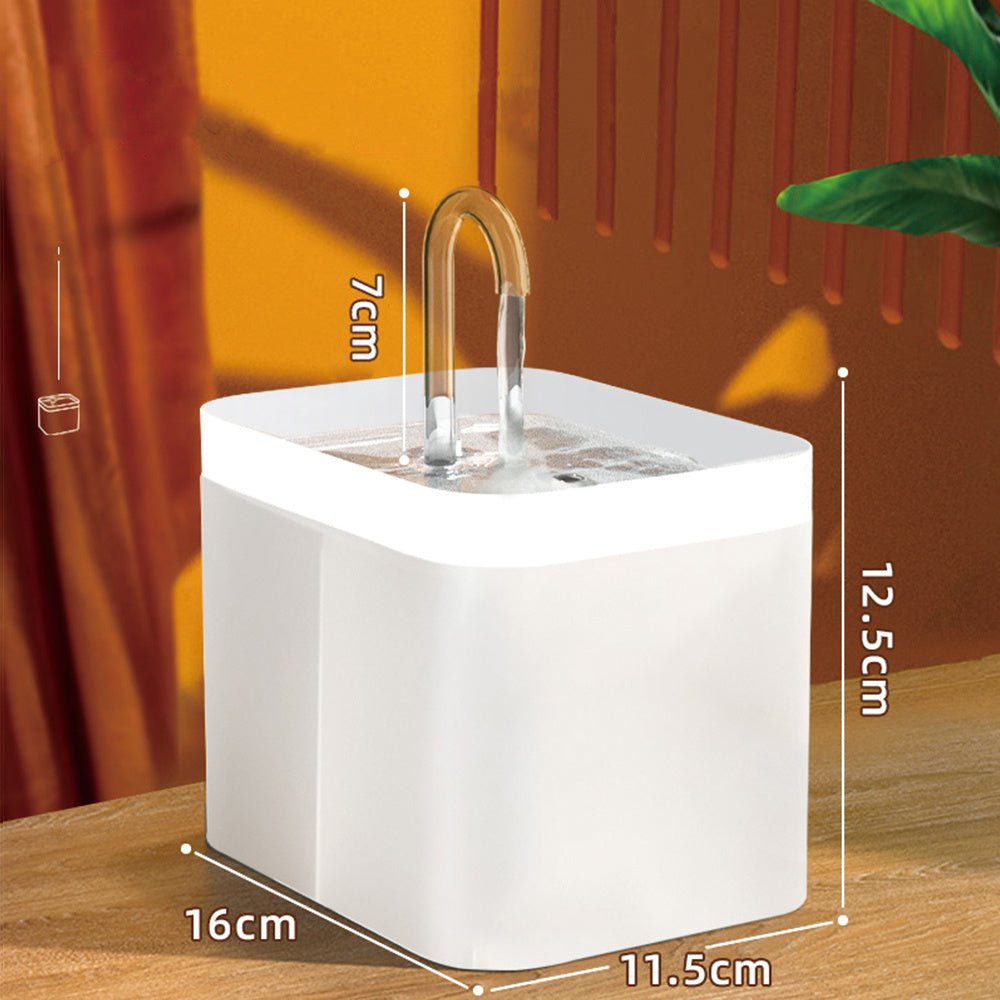 Automatic Cat Water Fountain Auto Filter USB Electric Mute Cat Drinker Bowl 1.5L Recirculate Filtring Drinker For Cats Pet Water Dispenser - key words