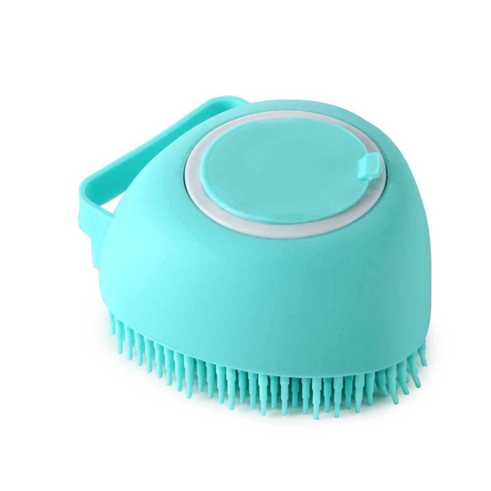 Silicone Dog Bath Massage Gloves Brush Pet Cat Bathroom Cleaning Tool Comb Brush For Dog Can Pour Shampoo Dog Grooming Supplies - key words