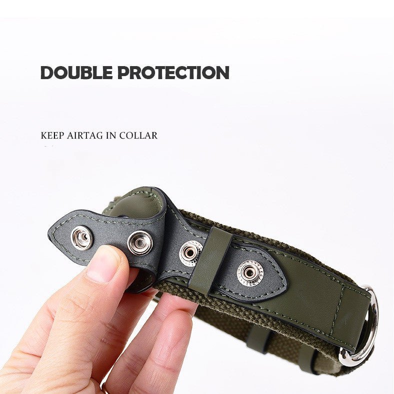 Airtag Pet Collar Tracker Protective Cover Leather Collar - key words