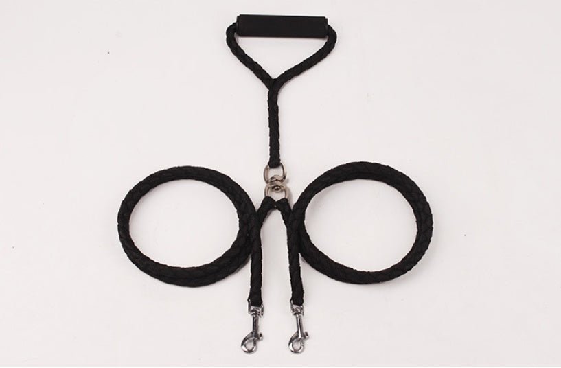 Pet Hand-knitted Traction Wear-resistant Dog Leash Double-ended Hand-knitted Braided Rope Outdoor Dog Leash - key words