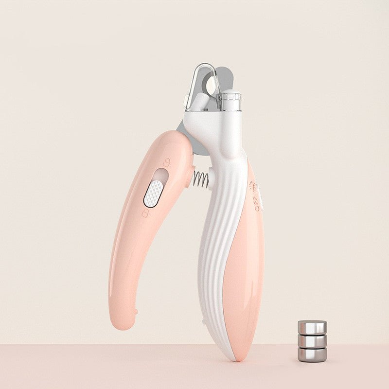 Pet Nail Clippers Dog Nail Clippers Cat Nail Clippers LED Electric Nail Grinder Pet Supplies LED Light Pet Nail Clippers - key words