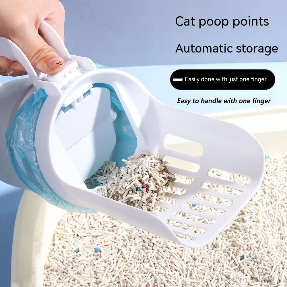 Upgrade Widen Cat Litter Shovel Scoop With Refill Bags Large Cat Litter Box Self Cleaning Cat Waste Bin System Pet Supplies Pet Products - key words