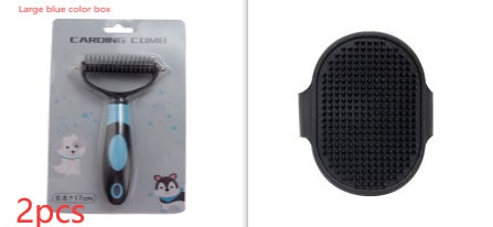 Pets Dematting Comb Pet Dog Cleaning Hair Removal Comb - key words