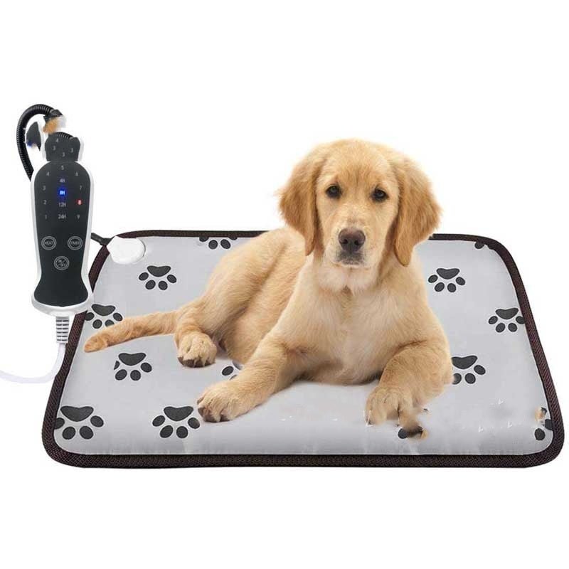 Pet Heating Pad For Dog Cat Heat Mat Indoor Electric Waterproof Dog Heated Pad With Chew Resistant Cord Winter Pet Blanket Warmer - key words