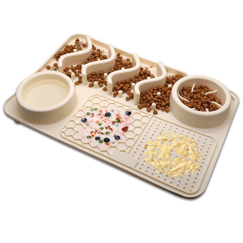 Dog Silicone Licking Pad Pet Licking Mat Silicone Smelling Mat Multifunctional Food Bowl Pets Supplies - key words