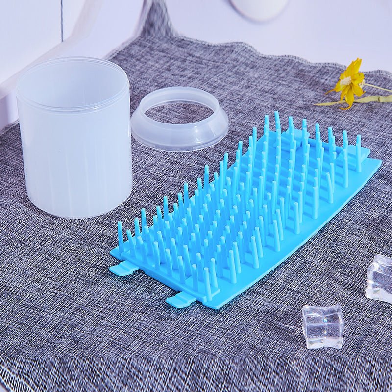 Pet Paw Cleaner Cleaning Kit Cup Soft Brush Can - key words