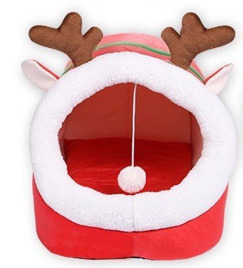 Cat Bed Indoor Soft Cats Houses Warm Cozy Cushion Bag Small Dog Removable Washable Tent Pet House Cat's Basket Pets Mat Supplies - key words