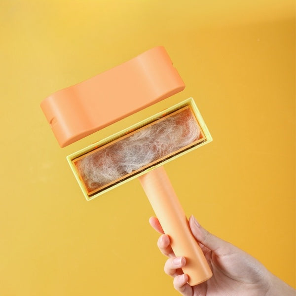 New Pet Hair Roller Remover Lint Brush 2-Way Dog Cat Comb Tool Convenient Cleaning Dog Cat Fur Brush Base Home Furniture Sofa - key words