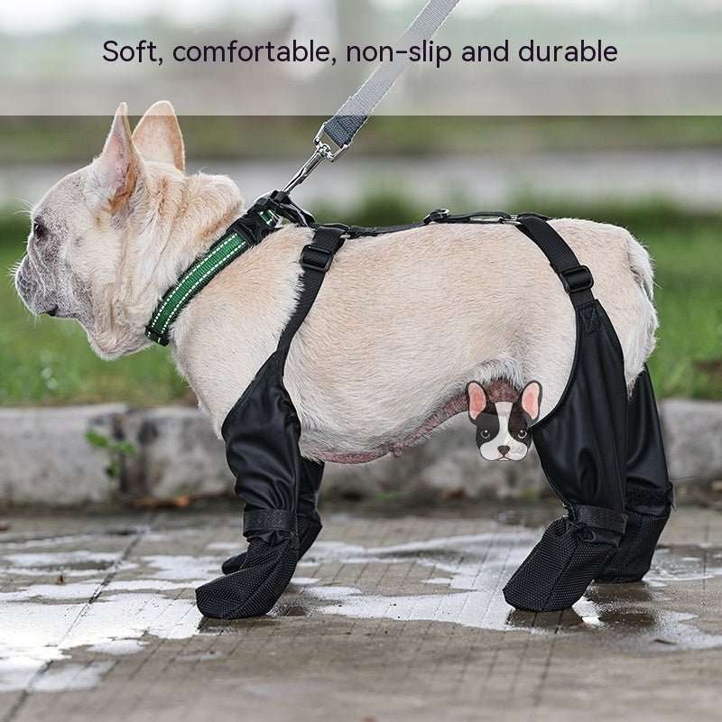 Waterproof Dog Shoes Adjustable Dog Boots Pet Breathbale Shoes For Outdoor Walking Soft French Dog Shoes Pets Paws Protector Pet Products - key words