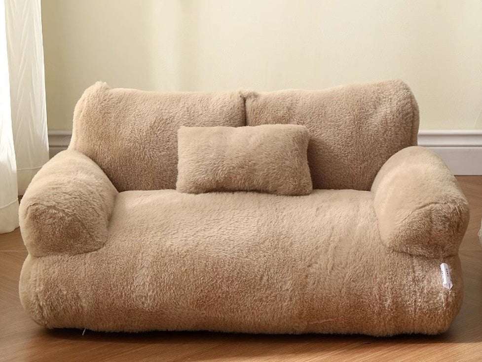 Luxury Cat Bed Sofa Winter Warm Cat Nest Pet Bed For Small Medium Dogs Cats Comfortable Plush Puppy Bed Pet Supplies - key words