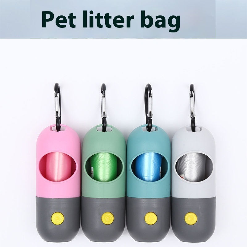 Led Light Pet Waste Bag Dispenser For Dogs Cats Dog Poop Scooper Bags Waste Bags Holder Dispensers Pet Clean Accessories - key words