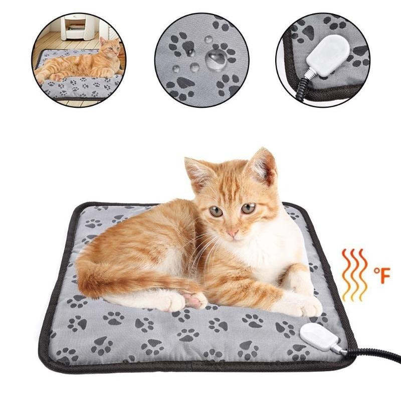 Pet Heating Pad For Dog Cat Heat Mat Indoor Electric Waterproof Dog Heated Pad With Chew Resistant Cord Winter Pet Blanket Warmer - key words