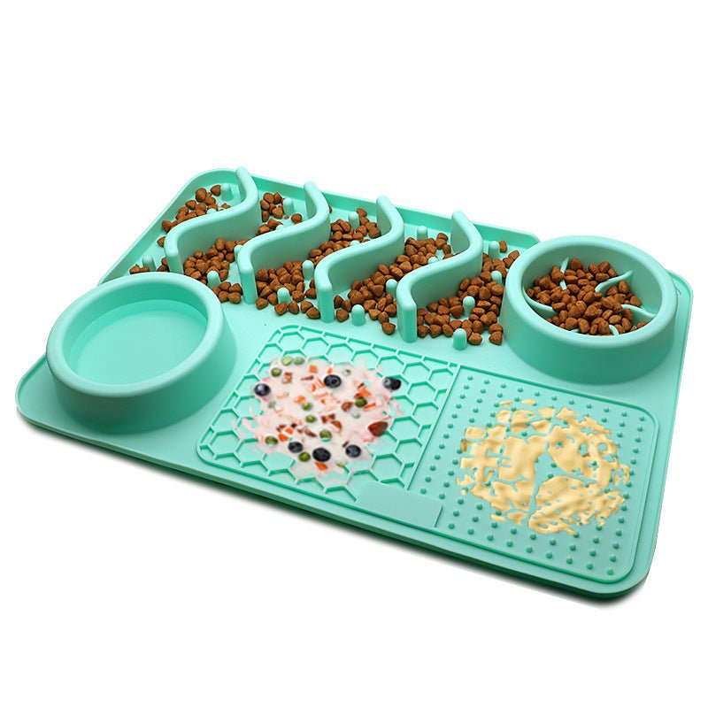 Dog Silicone Licking Pad Pet Licking Mat Silicone Smelling Mat Multifunctional Food Bowl Pets Supplies - key words
