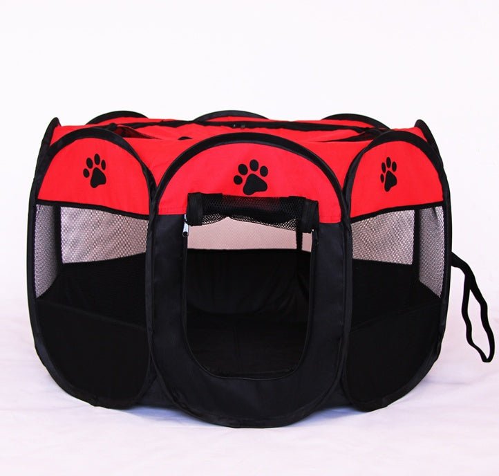 Folding Octagonal Pet Fence Oxford Cloth Cat And Dog Kennel - key words