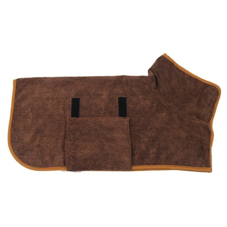 Absorbent Pet Bathrobe With Waist - wrapped Microfiber - Everpeakgoods