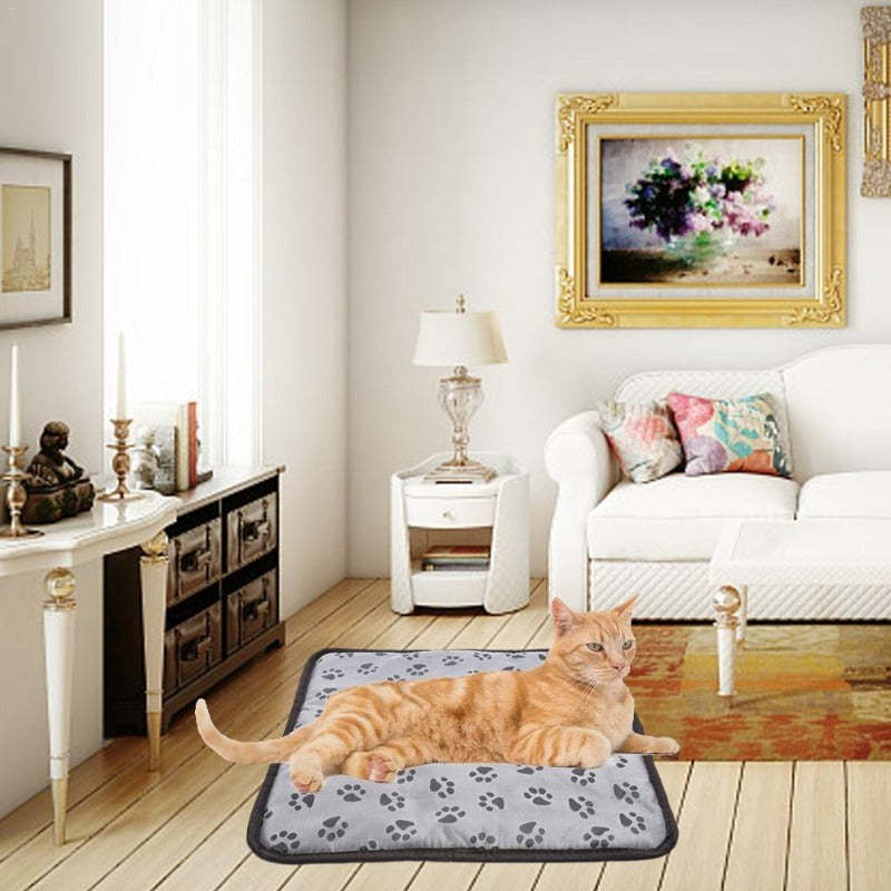 Pet Heating Pad For Dog Cat Heat Mat Indoor Electric Waterproof Dog Heated Pad With Chew Resistant Cord Winter Pet Blanket Warmer - key words