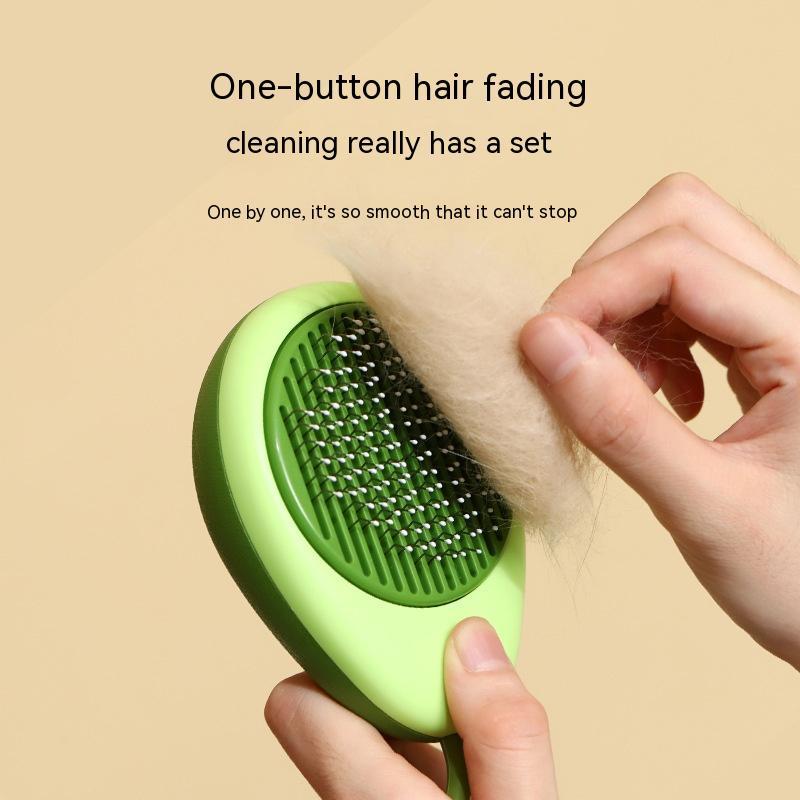 Cat Brush Hair Remover Cleaning Avocado Shaped Dog Grooming Tool Pet Combs Brush Stainless Steel Needle Pet Cleaning Care - key words