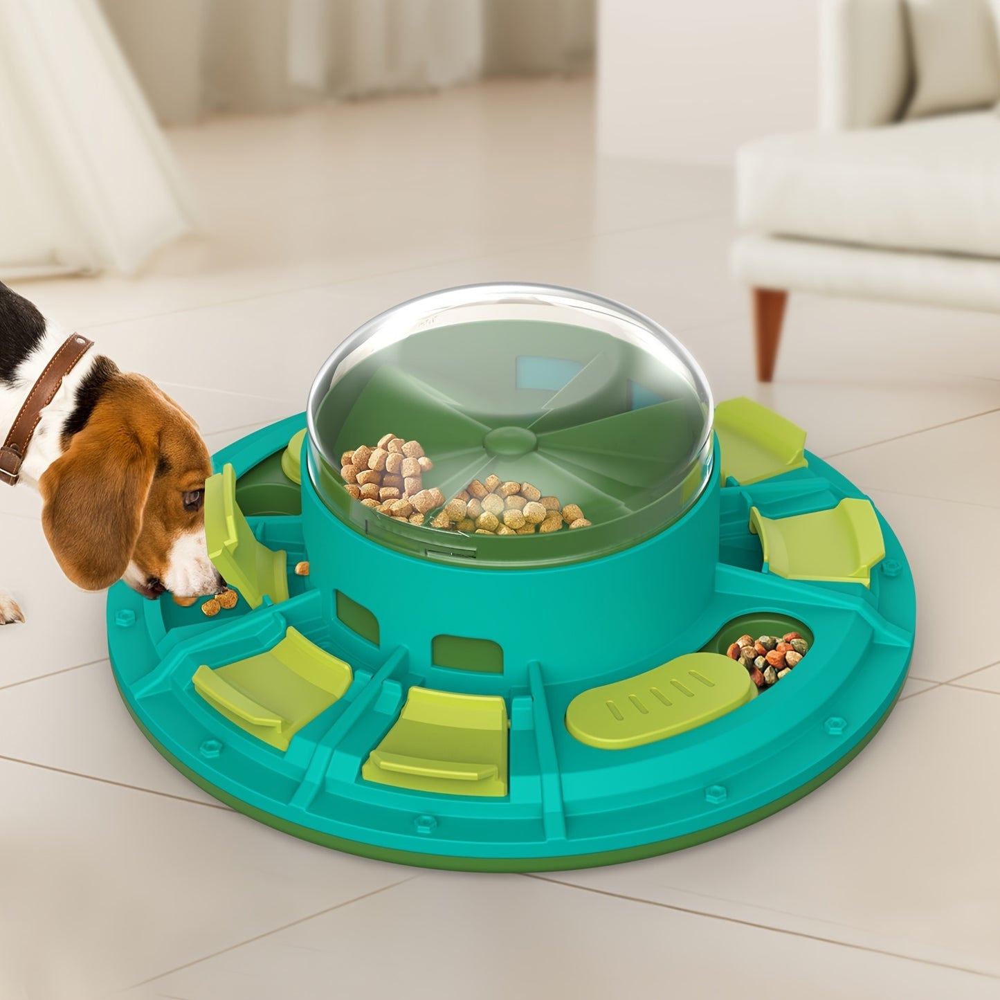 Interactive Dog Puzzle Toy For IQ Improvement And Slow Feeding Suitable For All Sizes Pets Nutritious Diet-Friendly Non-Electric Plastic Pets Game Pet Products - key words