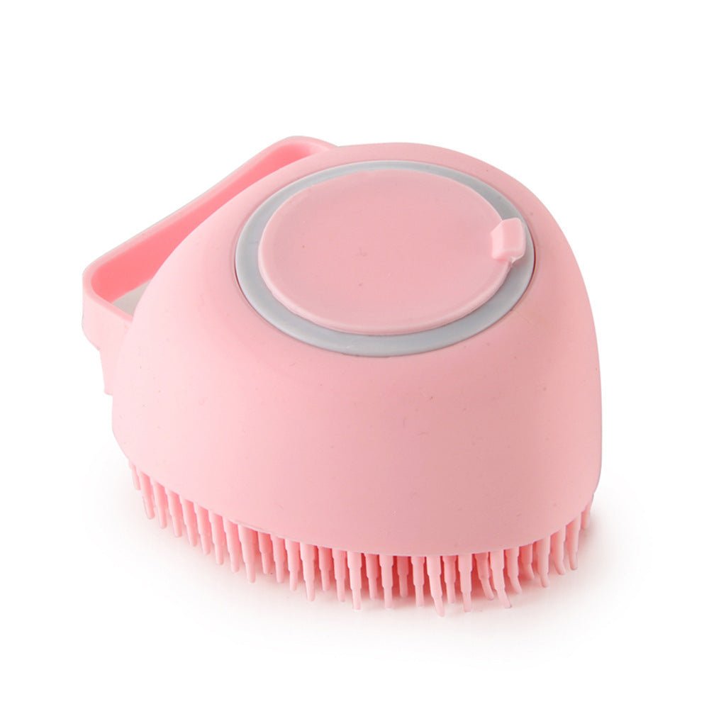 Silicone Dog Bath Massage Gloves Brush Pet Cat Bathroom Cleaning Tool Comb Brush For Dog Can Pour Shampoo Dog Grooming Supplies - key words