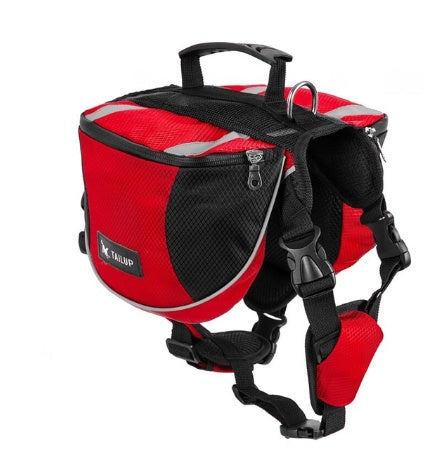Pet Harness outdoor with backpack - key words