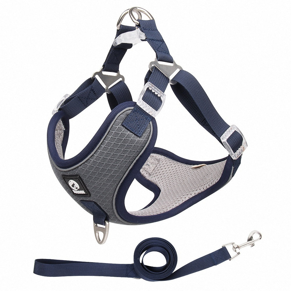 Pet Dog Harness Puppy Adjustable Breathable Mesh Reflective Saddle For Small Medium Dogs Cats Pet Supplies - key words