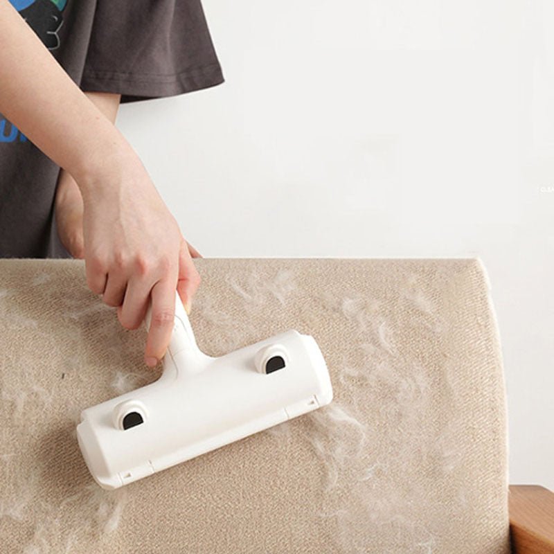 Pet Hair Remover Roller Lint Remove Brush Dog Cat Hair Clothes Carpet Cleaning Brush Home Furniture - key words