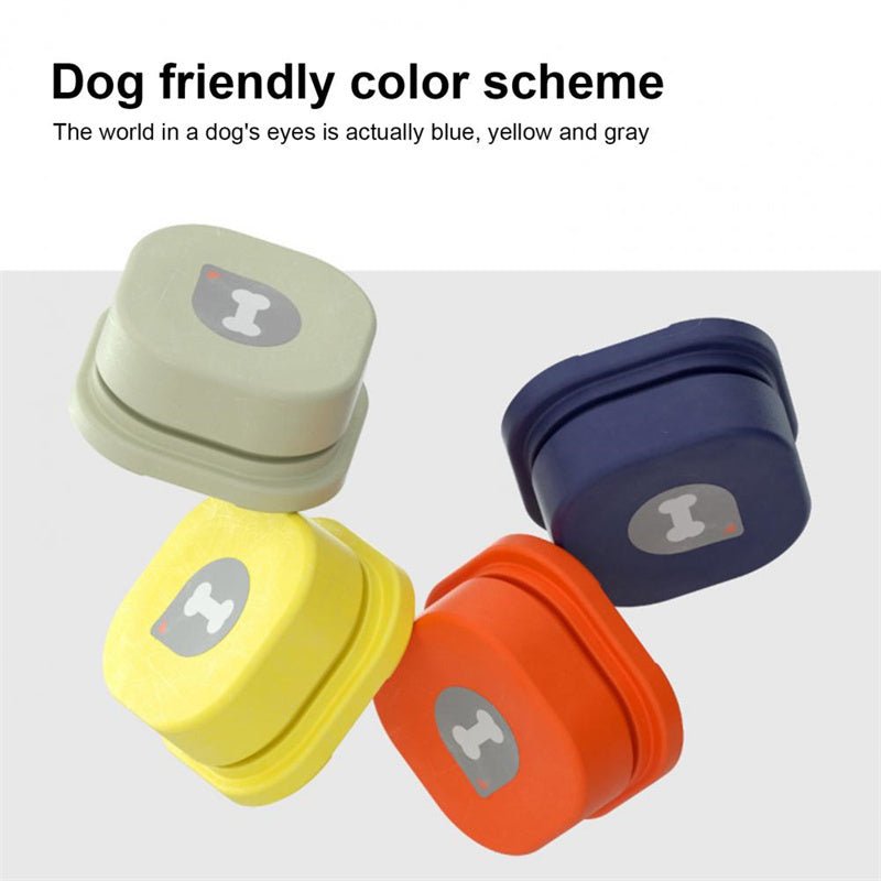 4 Colors Pet Communication Button One - click Prevent Physical Inactivity Recordable Dog Talking Button Toy Cat Toy Pet Products - Everpeakgoods