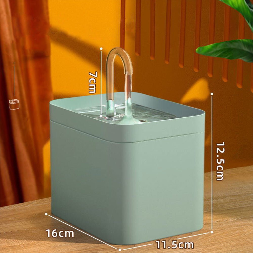 Automatic Cat Water Fountain Auto Filter USB Electric Mute Cat Drinker Bowl 1.5L Recirculate Filtring Drinker For Cats Pet Water Dispenser - key words