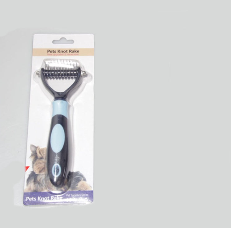Pets Dematting Comb Pet Dog Cleaning Hair Removal Comb - key words