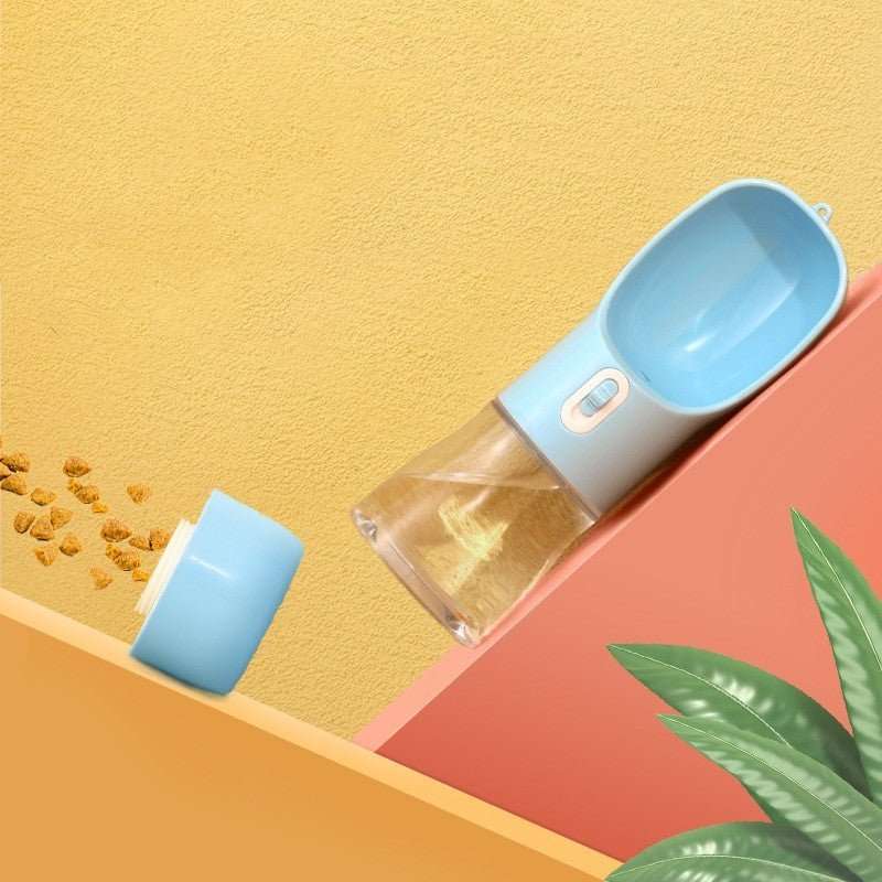 Pet Dog Water Bottle Feeder Bowl Portable Water Food Bottle Pets Outdoor Travel Drinking Dog Bowls Water Bowl For Dogs - key words