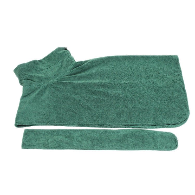 Absorbent Pet Bathrobe With Waist - wrapped Microfiber - Everpeakgoods