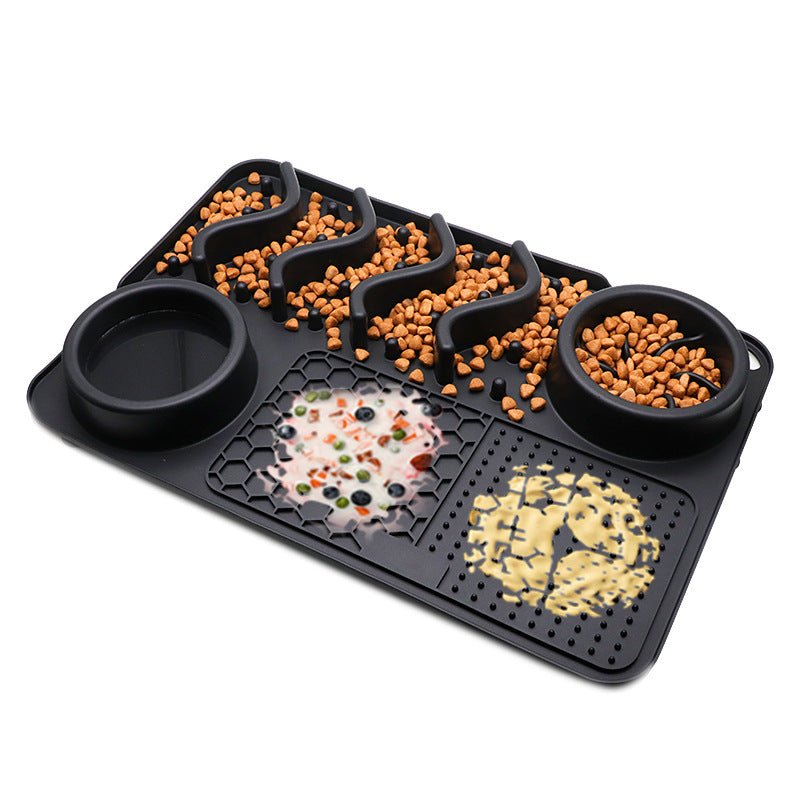 Dog Silicone Licking Pad Pet Licking Mat Silicone Smelling Mat Multifunctional Food Bowl Pets Supplies - key words