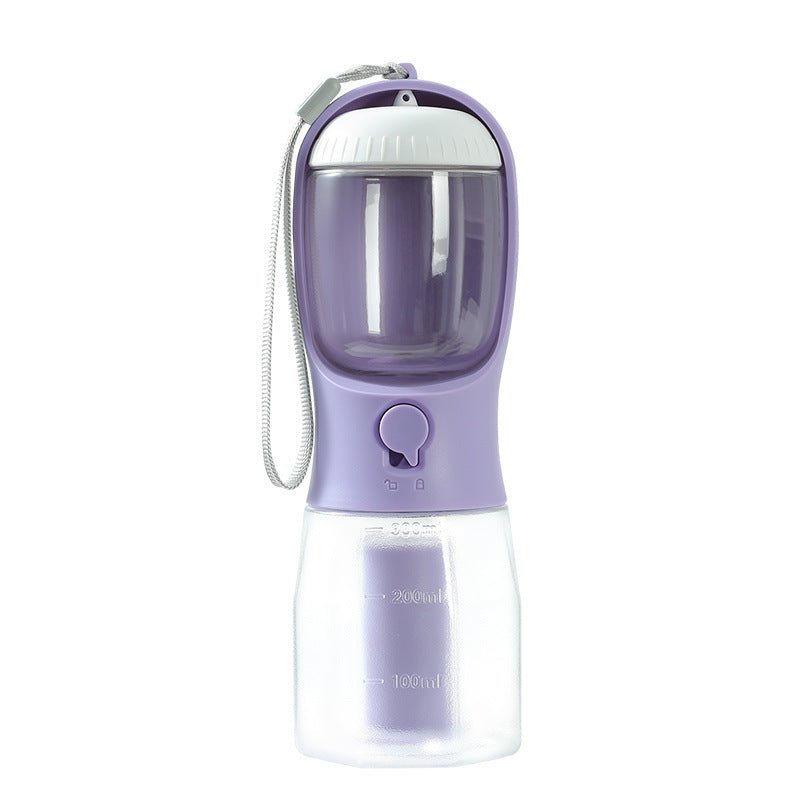 Dog Water Cup Drinking Food Garbage Bag Three-in-one Portable Small Multi-functional Pet Cups Pets Supplies - key words