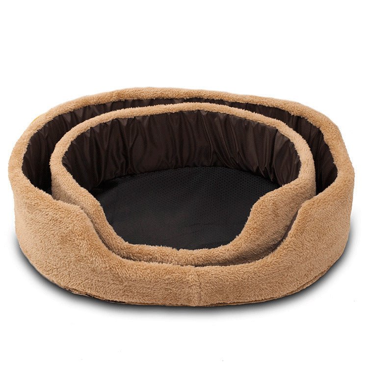 Soft Warm Wool Dog Bed Round Shape Pet Sofa - key words