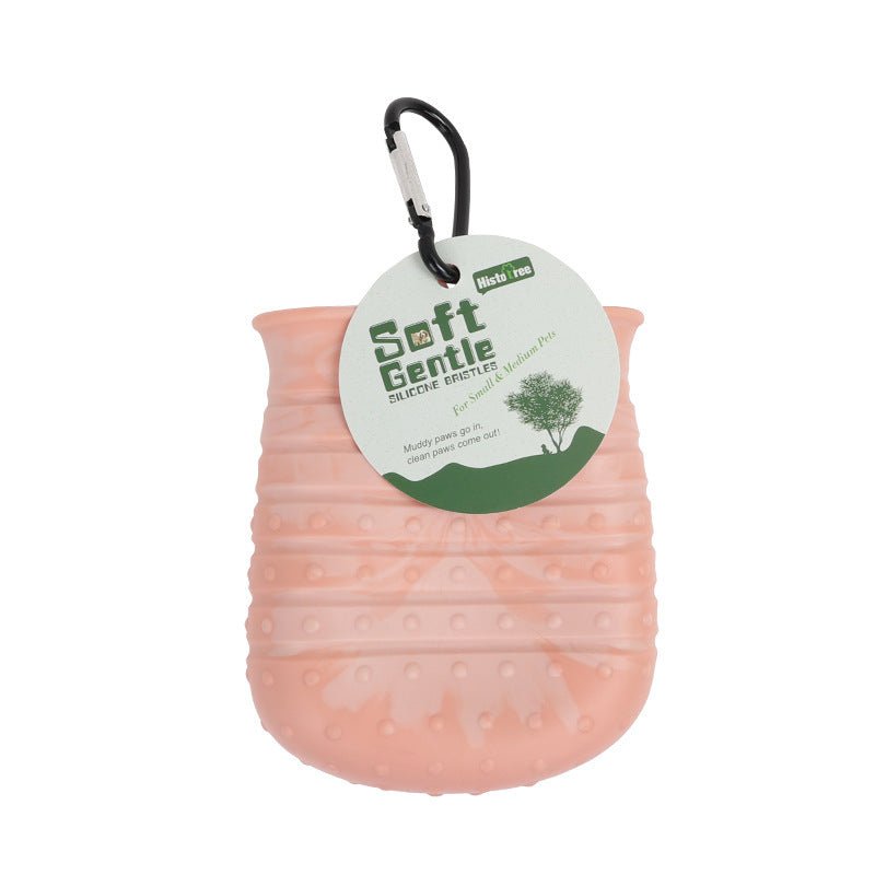 2 In 1 Dog Paw Cleaner Cup Soft Pet Dog Foot Cleaning Washer Brush Cup Portable Pet Foot Washer Paw Clean Brush Foot Cleaning Bucket Pet Products - Everpeakgoods