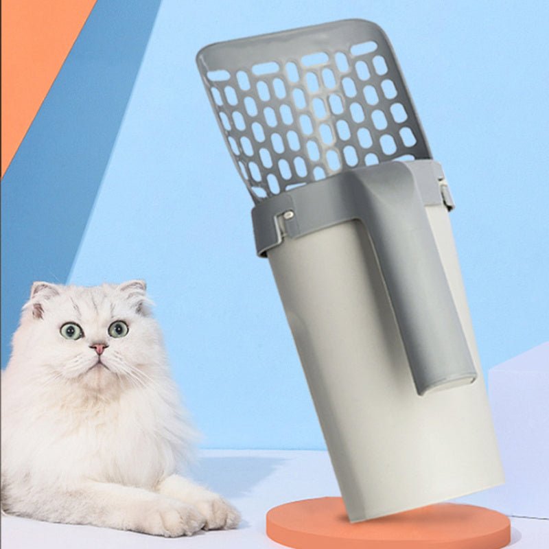 Storage Box Integrated Lazy Cat Litter Shovel Set - key words
