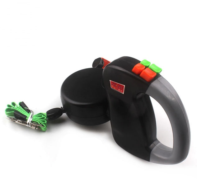Retractable Dual Pet Dog Walking Leash - key words