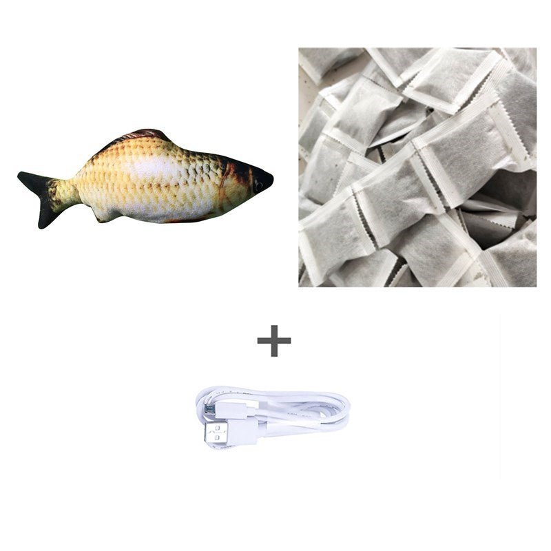 Without Cat Nip Version - Electric Jumping Fish Simulation Electric Fish Toy - key words