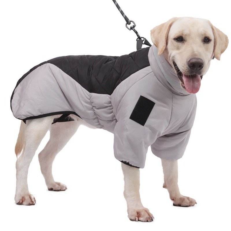 New Winter Dog Coat Waterproof Pet Clothes For Medum Large Dogs Warm Thicken Dog Vest Custome Labrador Jacket - key words