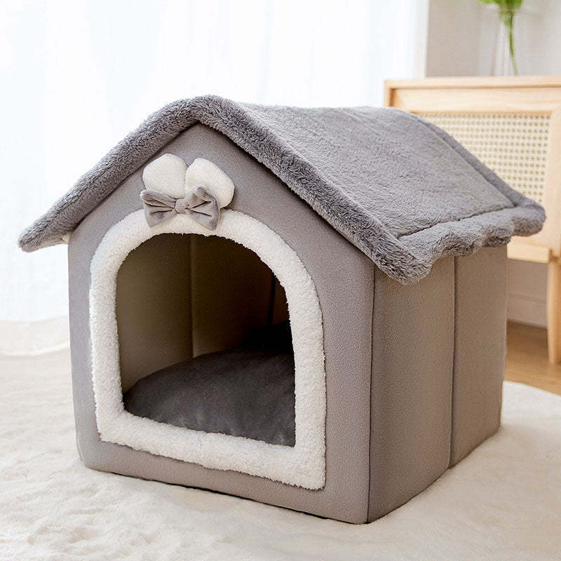 Pet Bed Small Dog Teddy Cat Litter Four Seasons Universal Dog House Dog Bed Pets Supplies - key words