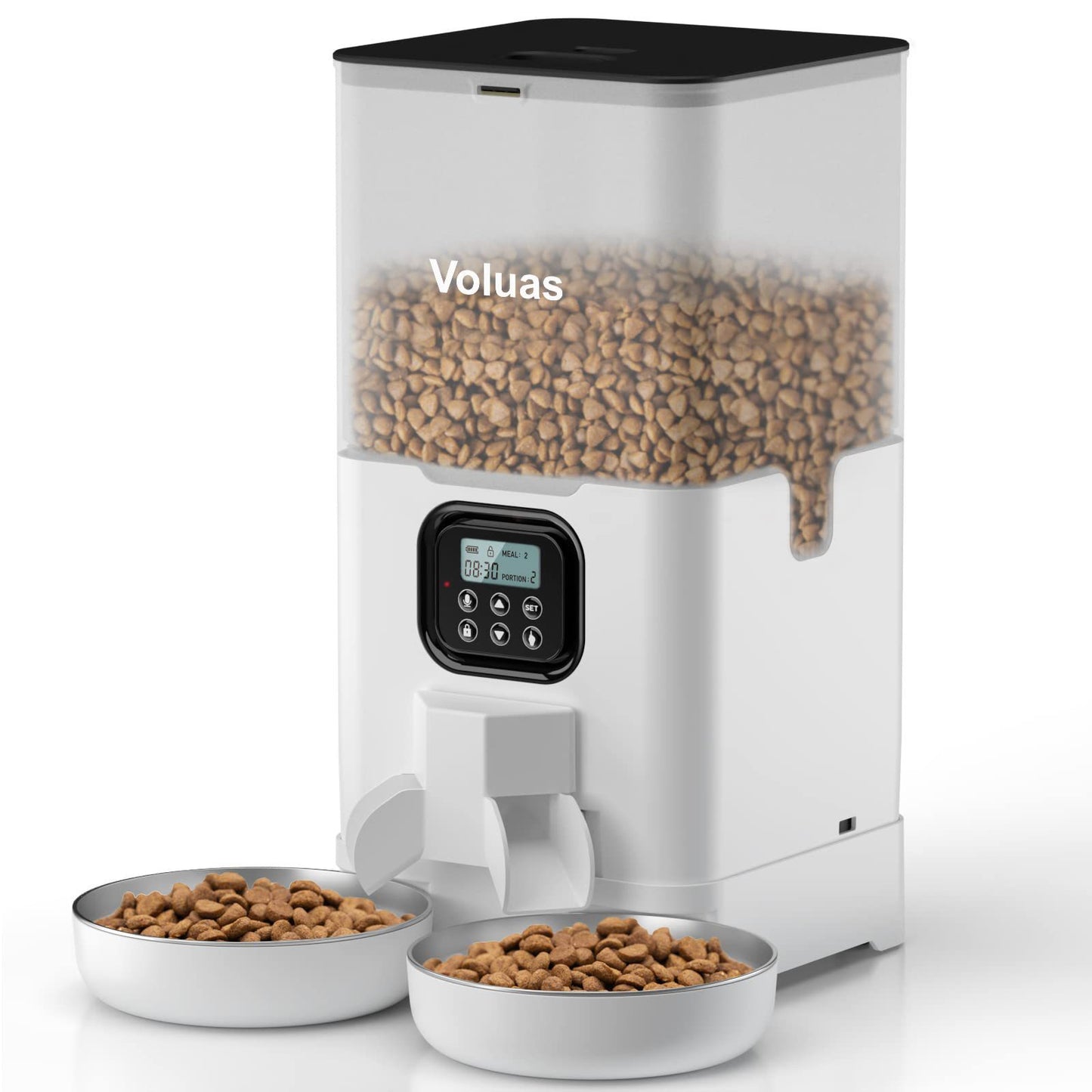 Household Pet Intelligent Automatic Double Meal Feeder - key words