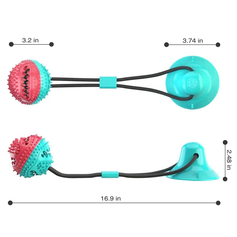 Suction Ball Interactive Dog Toy - Everpeakgoods