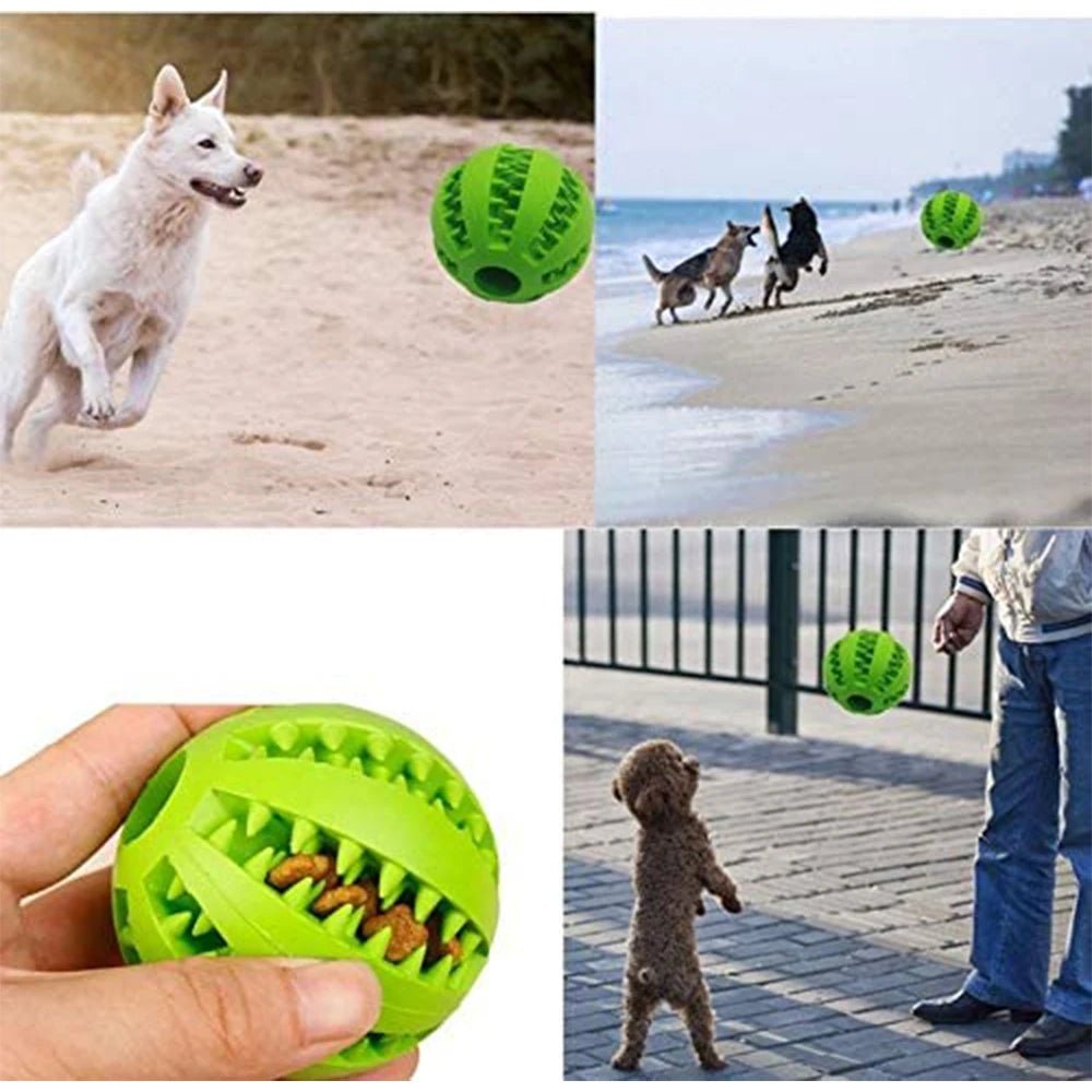 Toys for Dogs Rubber Dog Ball for Puppy Funny Dog Toys for Pet Puppies Large Dogs Tooth Cleaning Snack Ball Toy for Pet Products - key words