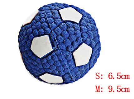 HOOPET Pet Dog Toy Balls Squeak Puppy Toys Interesting Tennis Football Tooth Cleaning Toys for Dogs - key words