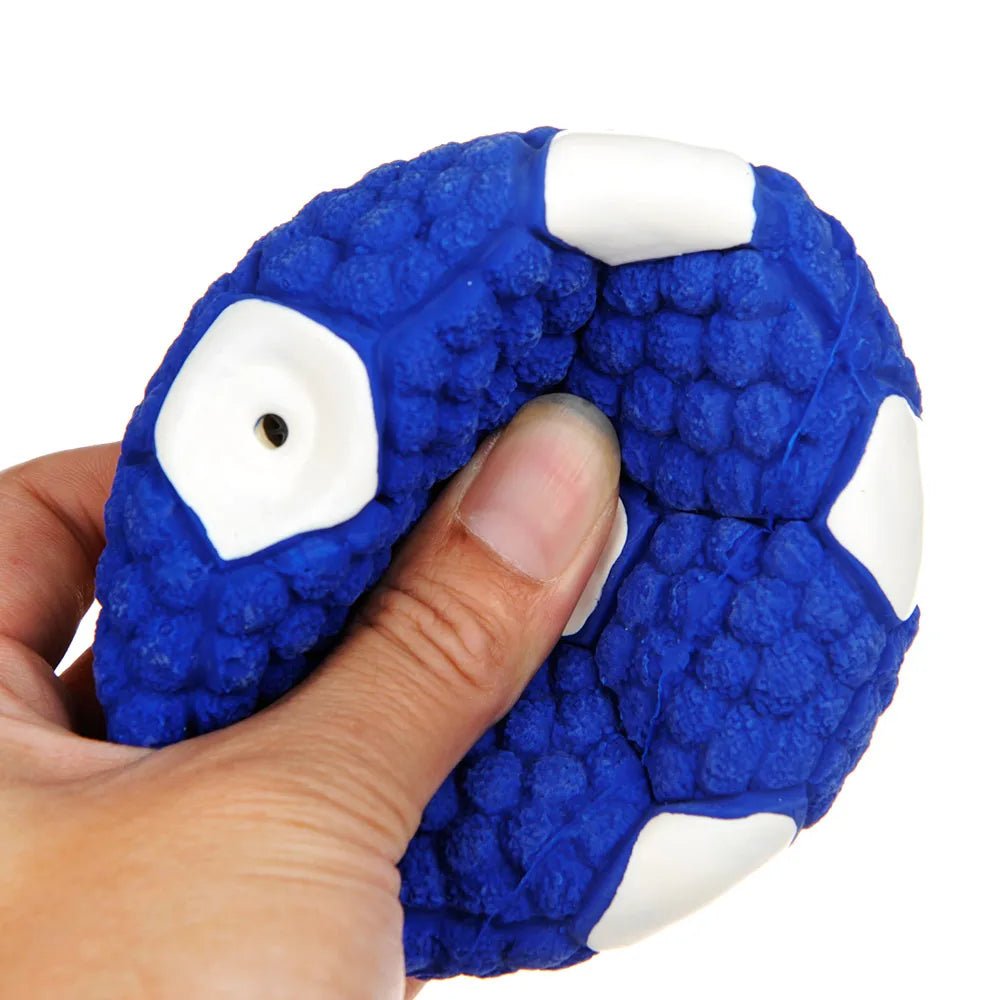 HOOPET Pet Dog Toy Balls Squeak Puppy Toys Interesting Tennis Football Tooth Cleaning Toys for Dogs - key words