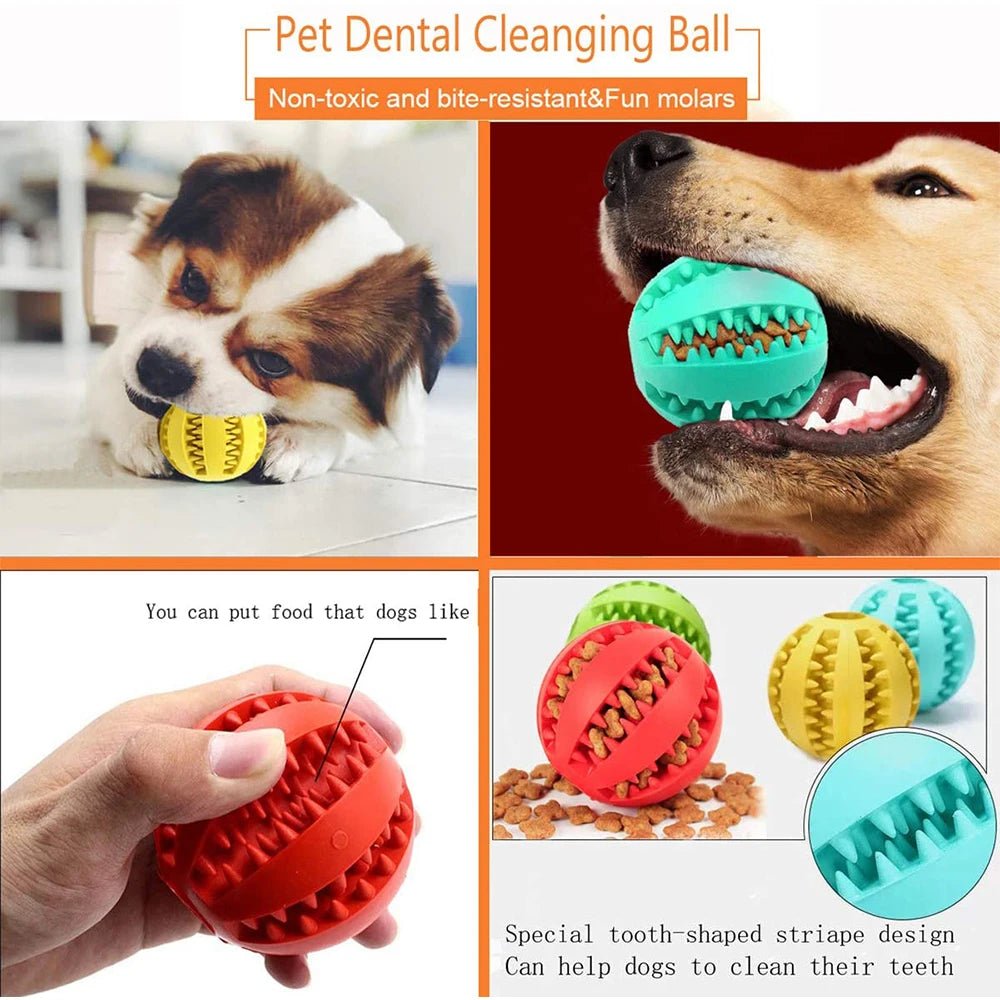 Toys for Dogs Rubber Dog Ball for Puppy Funny Dog Toys for Pet Puppies Large Dogs Tooth Cleaning Snack Ball Toy for Pet Products - key words
