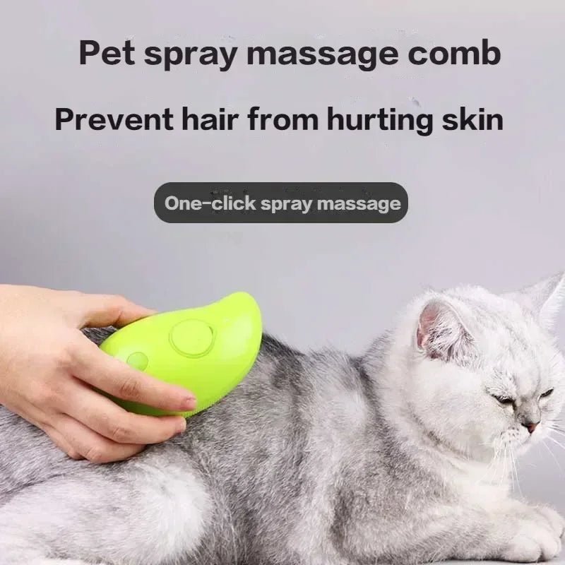 3 - in - 1 Electric Spray Cat Hair Brush - Everpeakgoods