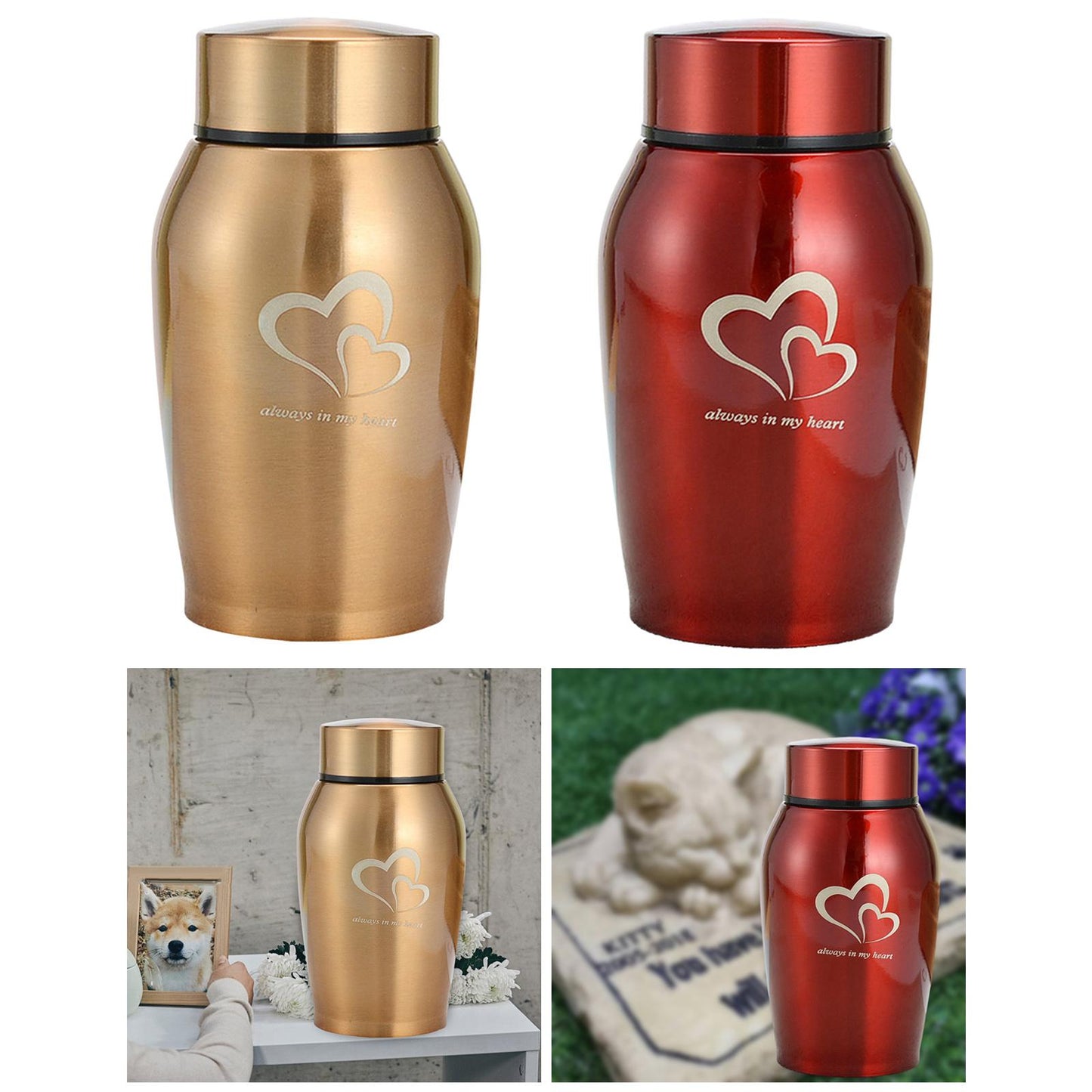 Memorials Pet Urn Storage Container Portable Keeping Precious Memories Memorial Ash Holder for Rabbit Dogs Kitty Cat Kitten - key words