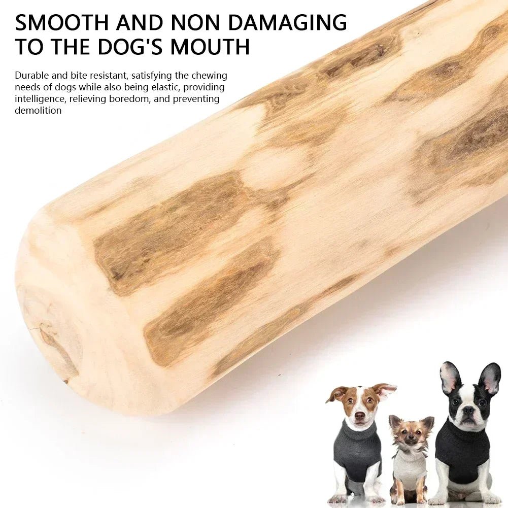 Durable Coffee Wood Chew Stick for Dogs - Natural Anxiety Relief & Teeth Cleaning Pet Toy - key words